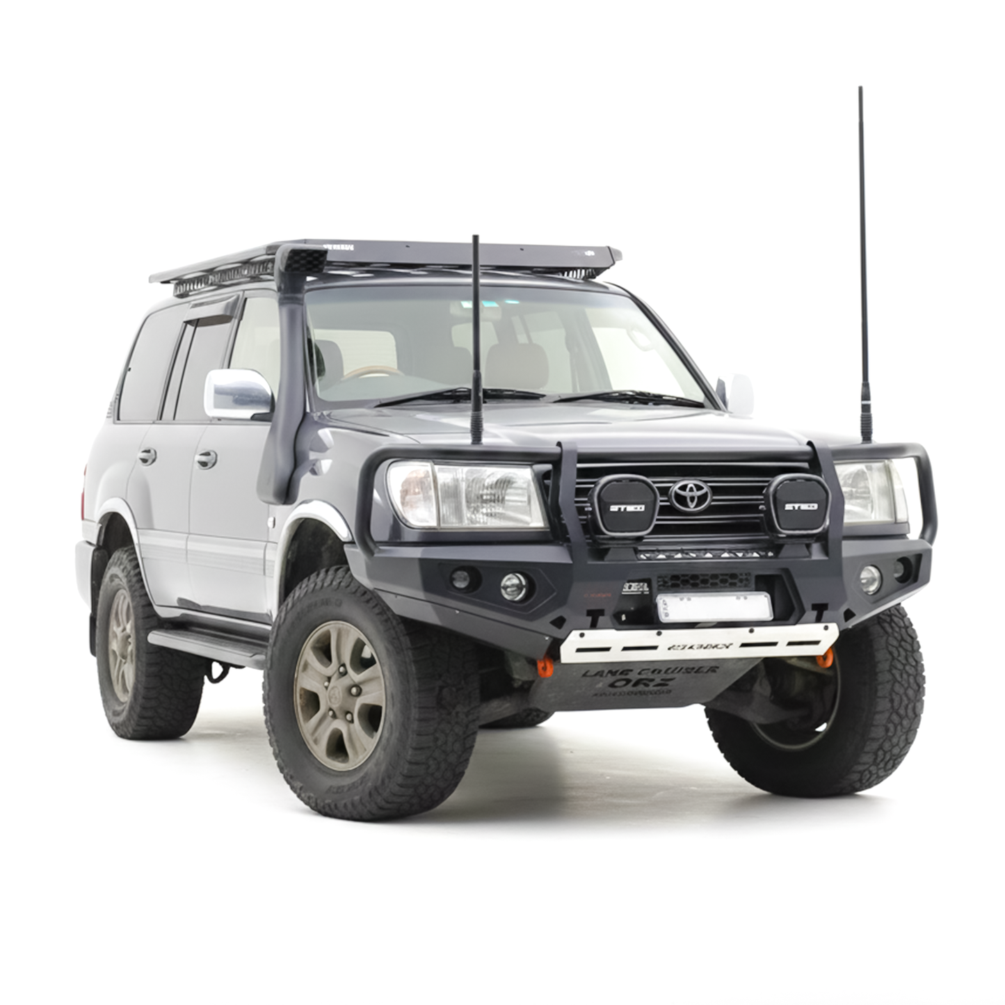 Rockarmor Rock Pack — Landcruiser 100 Series 98-07 | GT Hoop Bullbar + Rock Sliders