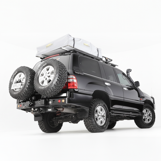 Rockarmor Steel Dual Wheel Carrier - Toyota Landcruiser Fj100 1998-2007 And Lexus 470