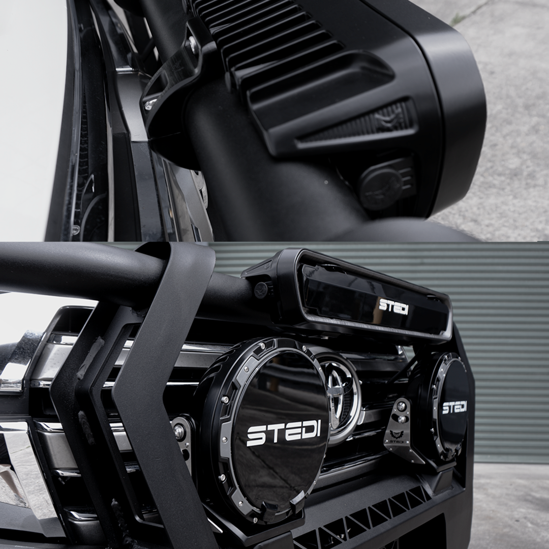 Rockarmor Rock Pack — Toyota 200 2015+ | GT Hoop Bullbar + Rock Sliders
