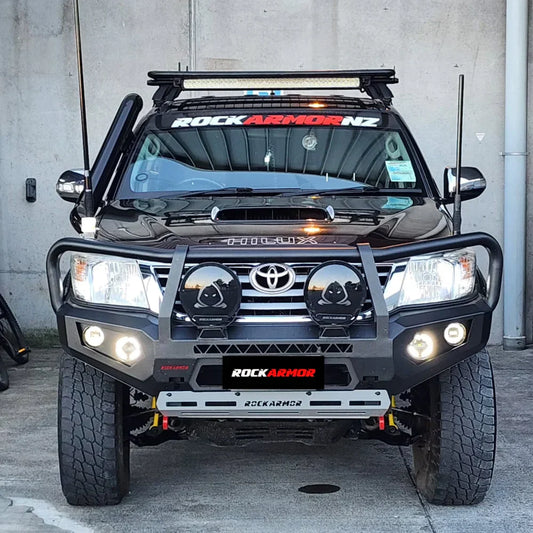 Rockarmor Gt Hoop Steel Bullbar Combo - Toyota Hilux N70 2012-15