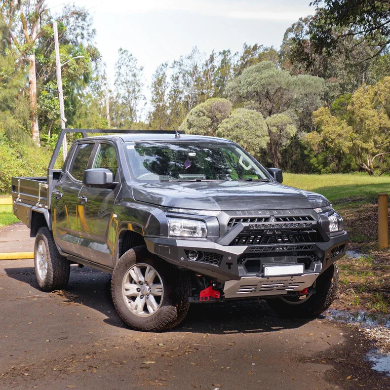 Rockarmor Gt Hoopless Bullbar - Mitsubishi Mv Triton 2024 + - Winch Bar