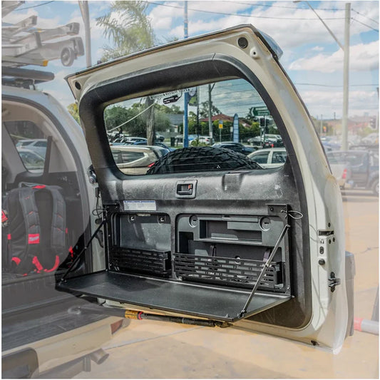 Rockarmor Rear Door Dropdown Table & Pantry To Suit Toyota Prado 150 - Rear Table