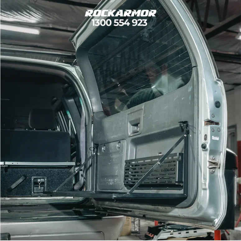 Rockarmor Rear Folding Table And Pantry To Suit Prado 120