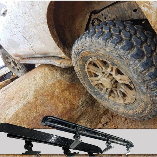 Rockarmor Rock Sliders / Side Steps To Suit Prado 150 2009-2024 - Side Steps