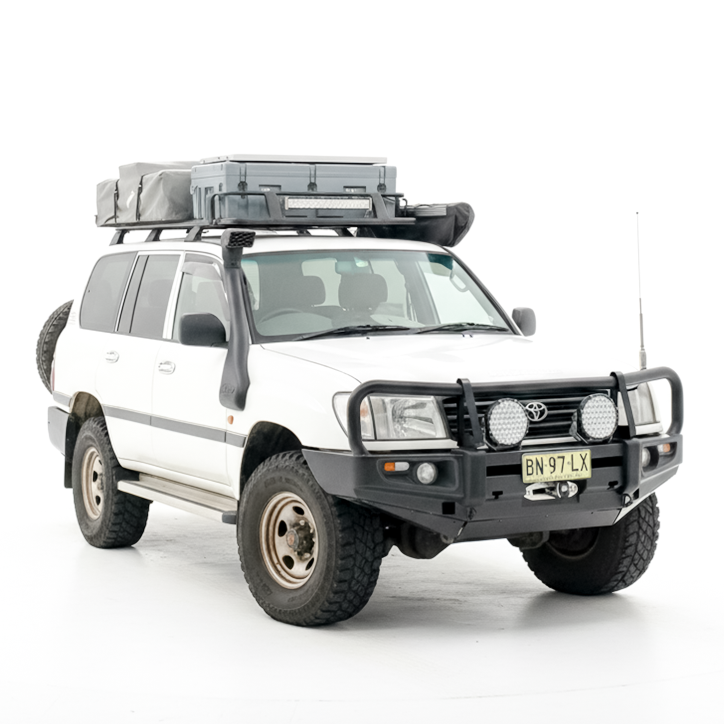 Rockarmor Rock Pack — Toyota Landcruiser Fj100 Ifs 1998-2007 And Lexus | Premium Bullbar + Rock Sliders