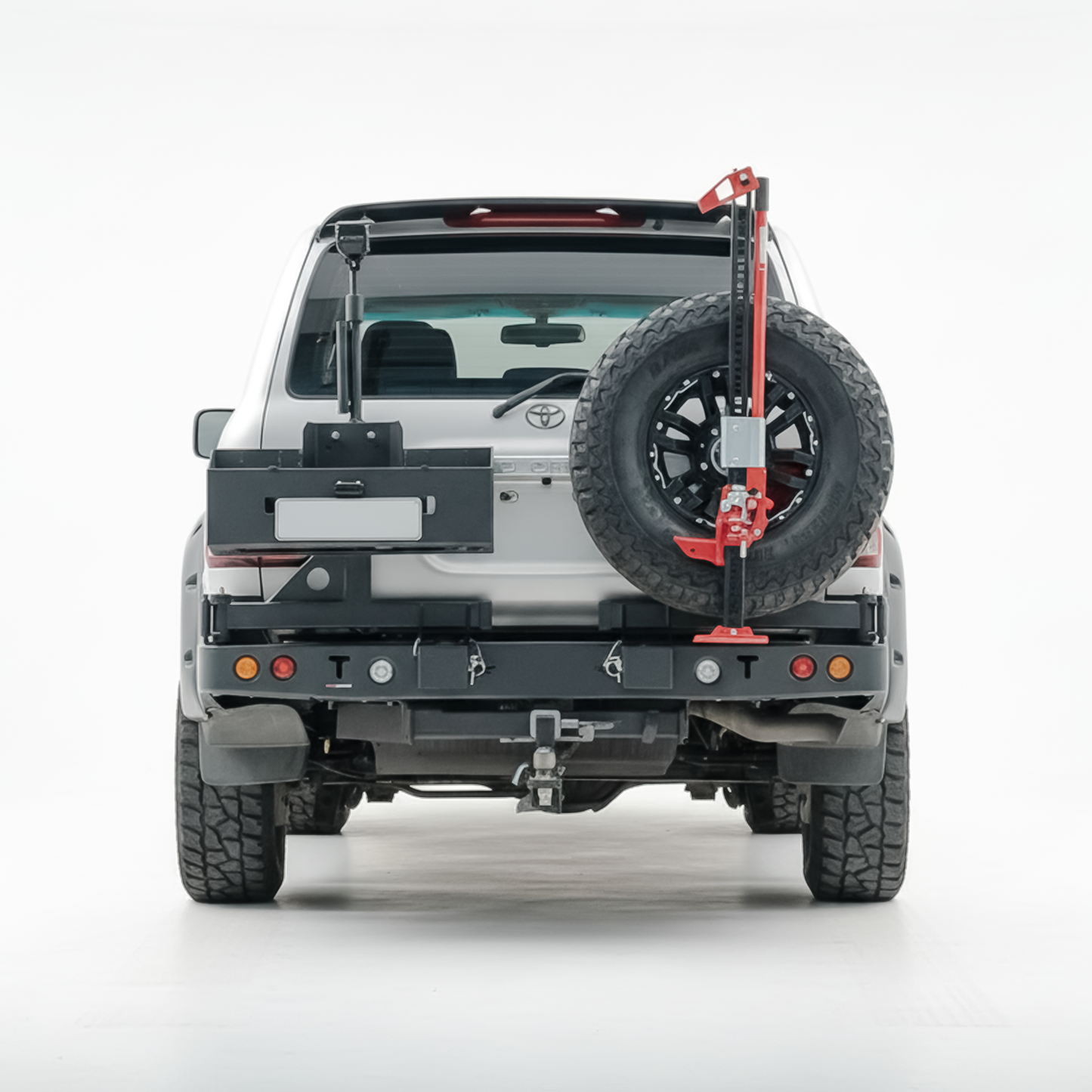 Rockarmor Steel Dual Wheel Carrier - Toyota Landcruiser Fj105 Series 1998-2002 Live Axle (Solid Front End)