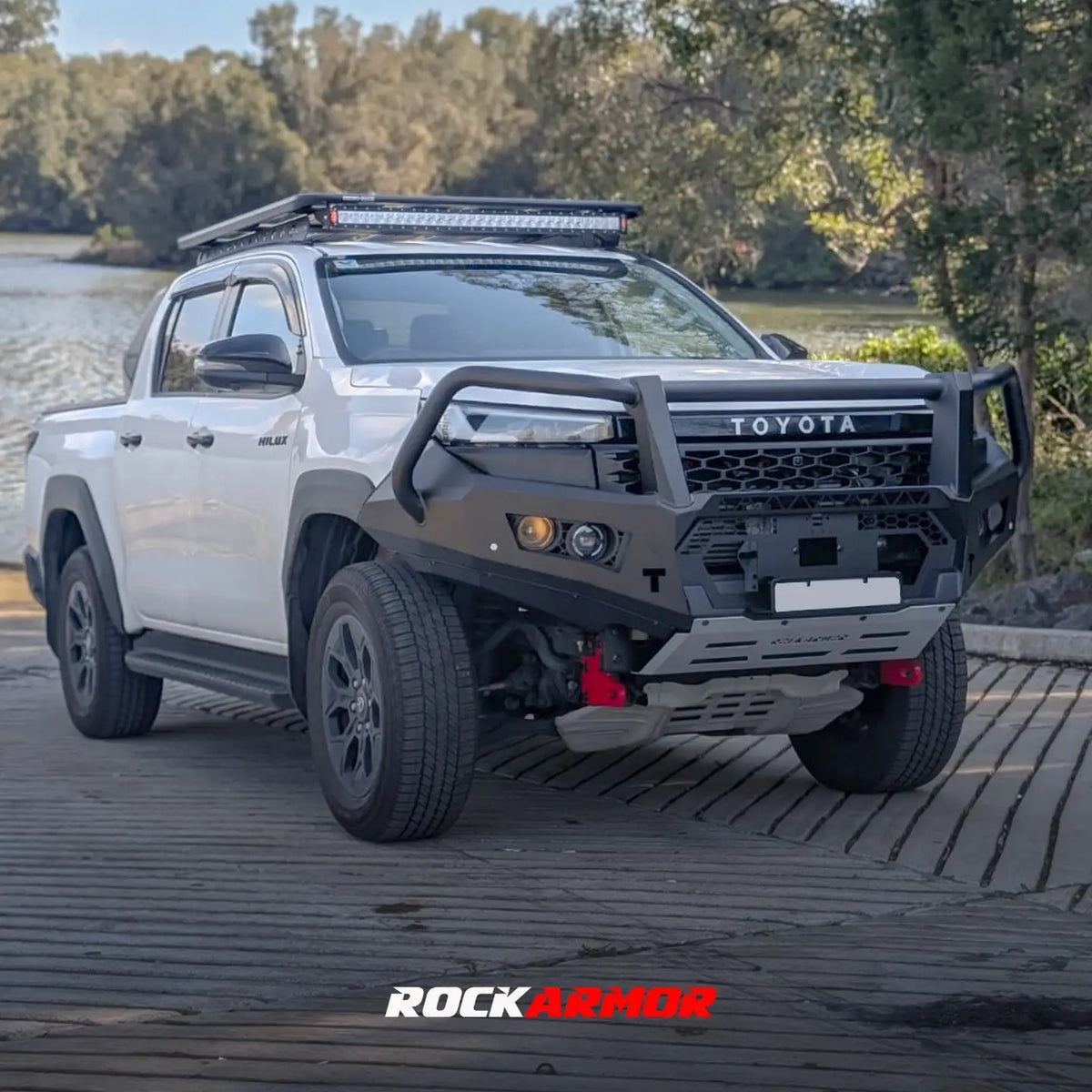 Rockarmor GT Hoop Steel Bullbar - Toyota Hilux N90 2026+