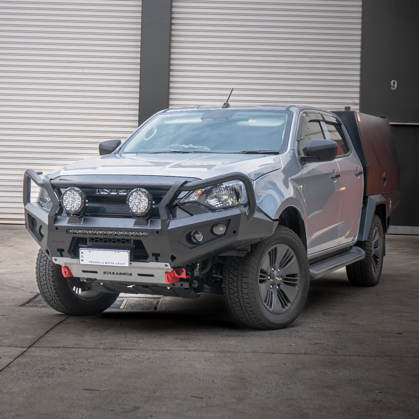 Rockarmor Gt Hoop Steel Bullbar - Isuzu Dmax 2024+ FL (Full Bar Replacement)