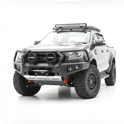 Rockarmor Gt Hoop Steel Bullbar - Ford Ranger Wildtrak (Px 2 & Px 3) (Full Bar Replacement)