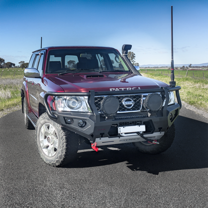 Rockarmor GT Hoop Nissan Patrol GU4 Bullbar Combo