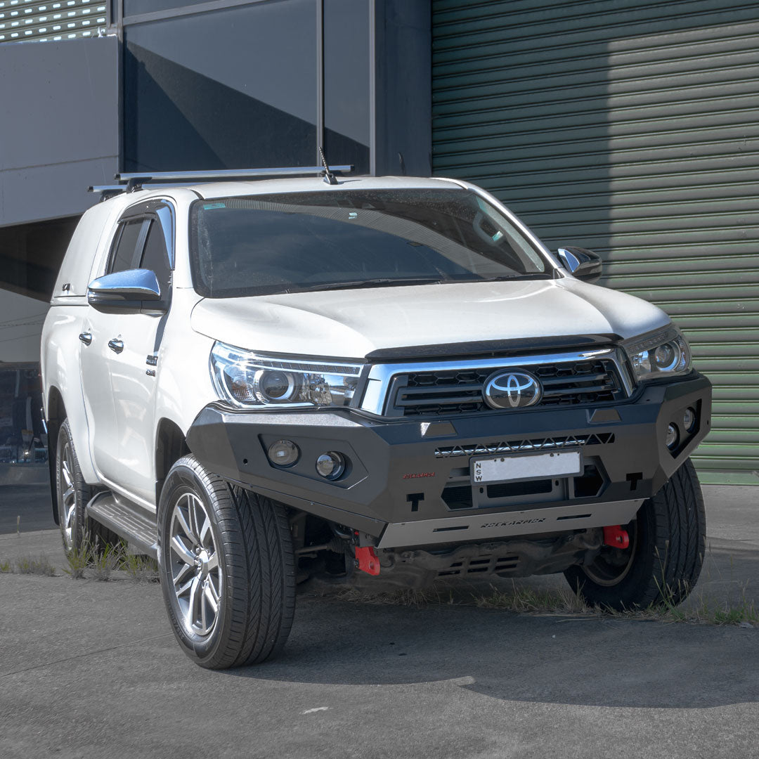 Rockarmor Rock Pack — Toyota Hilux N80 Bullbar 2015 -2020 | GT Hoopless Bullbar + Rock Sliders