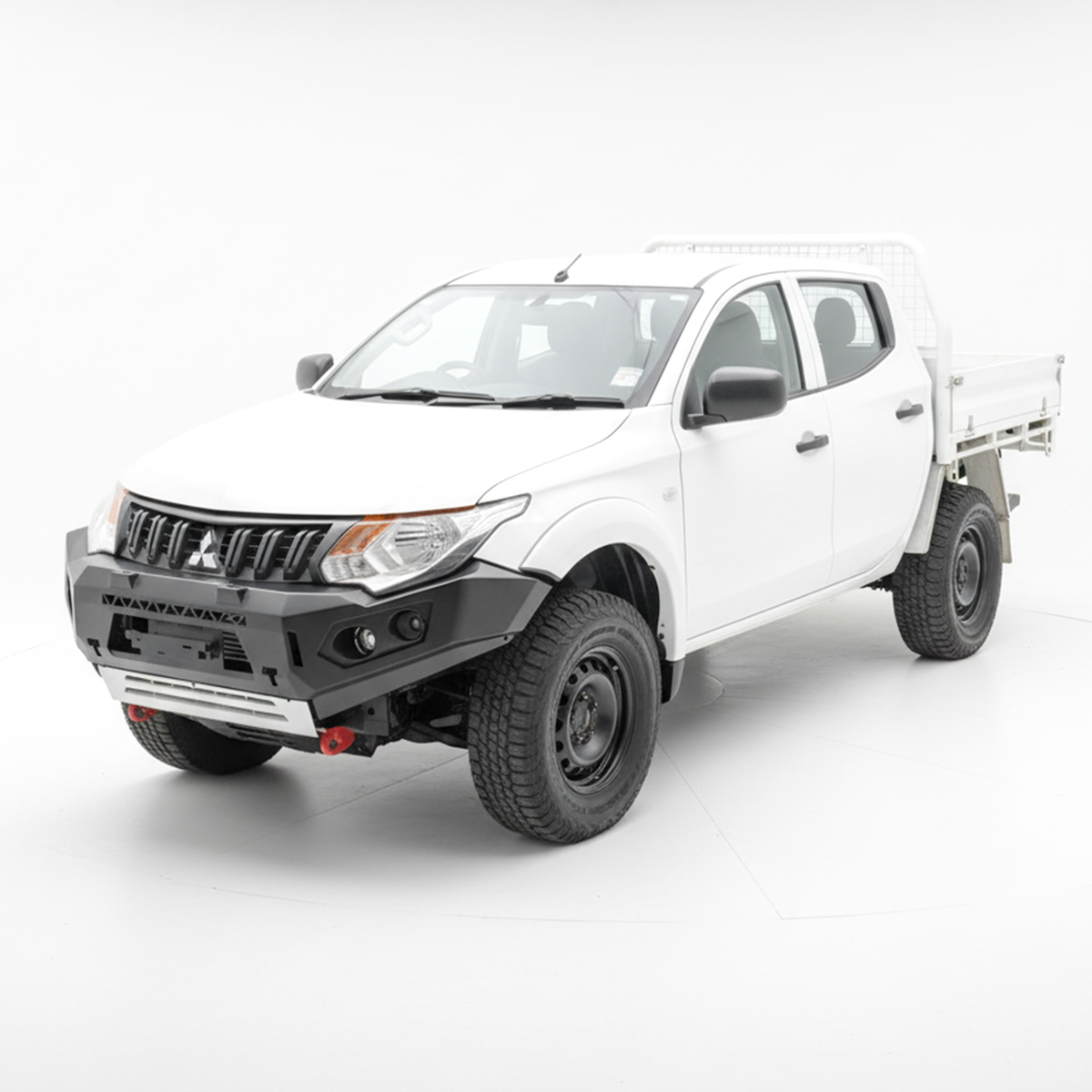 Rockarmor Gt Steel Hoopless Bullbar Combo Pack - Mitsubishi Mr Triton