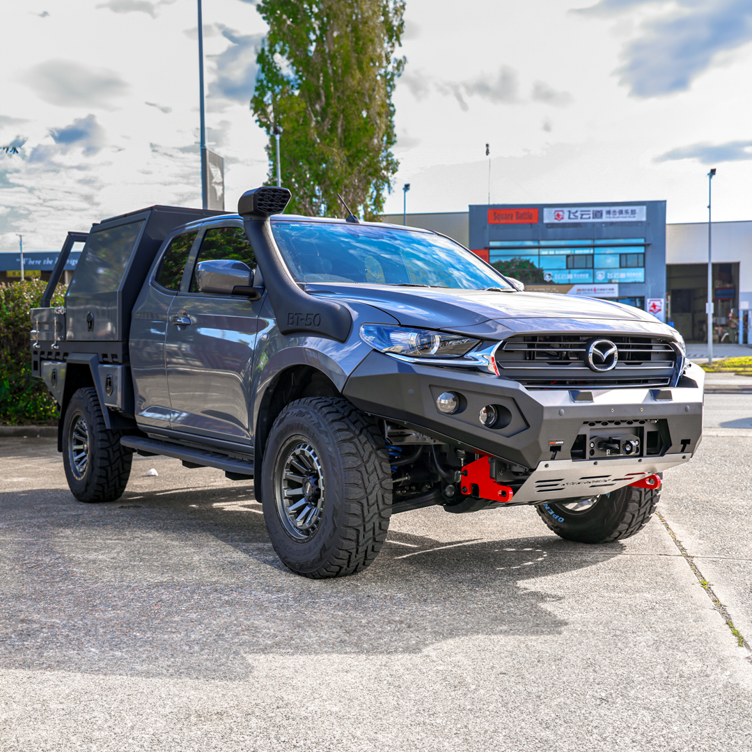 Rockarmor Gt Steel Hoopless Bullbar Combo Pack - Mazda Bt50 2020+