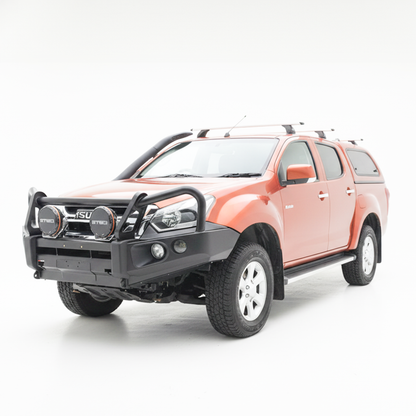 Rockarmor Elite Hoop Steel Bullbar - Isuzu Dmax 01/2017-07/2020 (Bar Replacement Eyebrows)