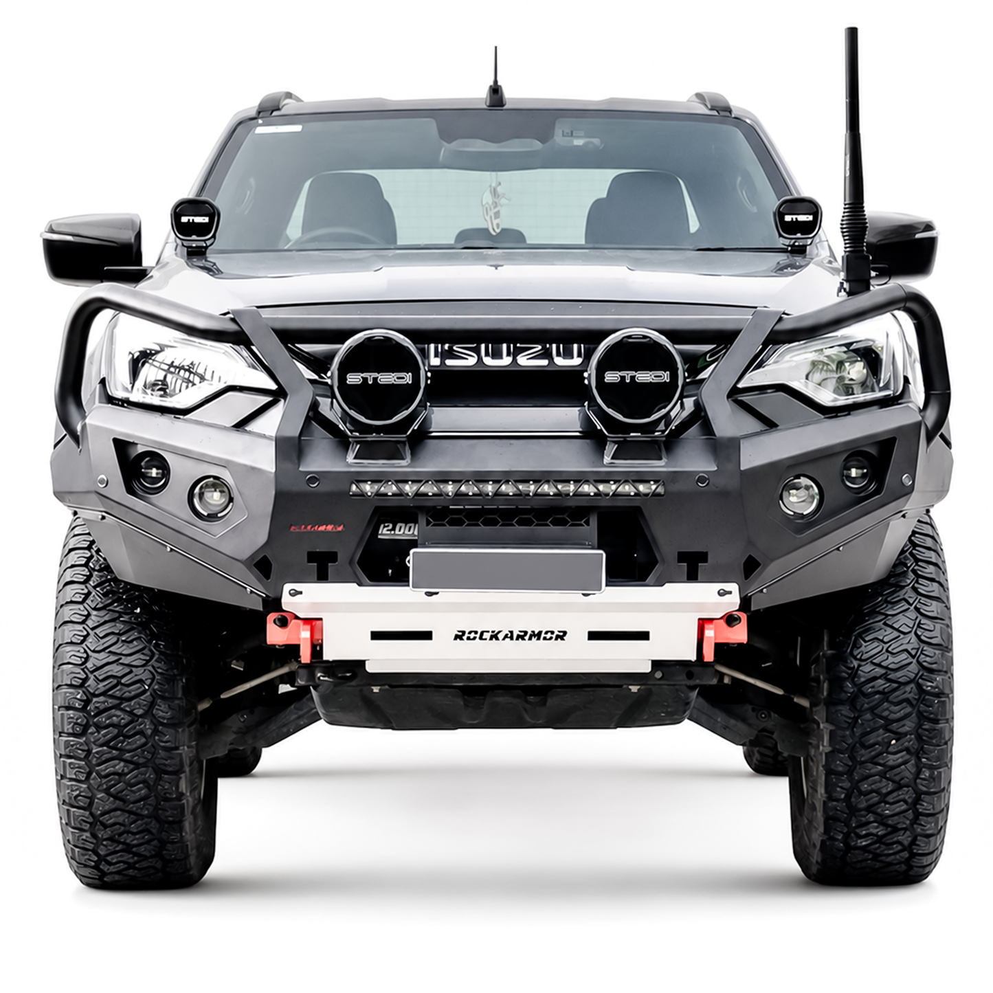 Rockarmor Gt Hoop Steel Bullbar - Isuzu Dmax 2024+ FL (Full Bar Replacement)