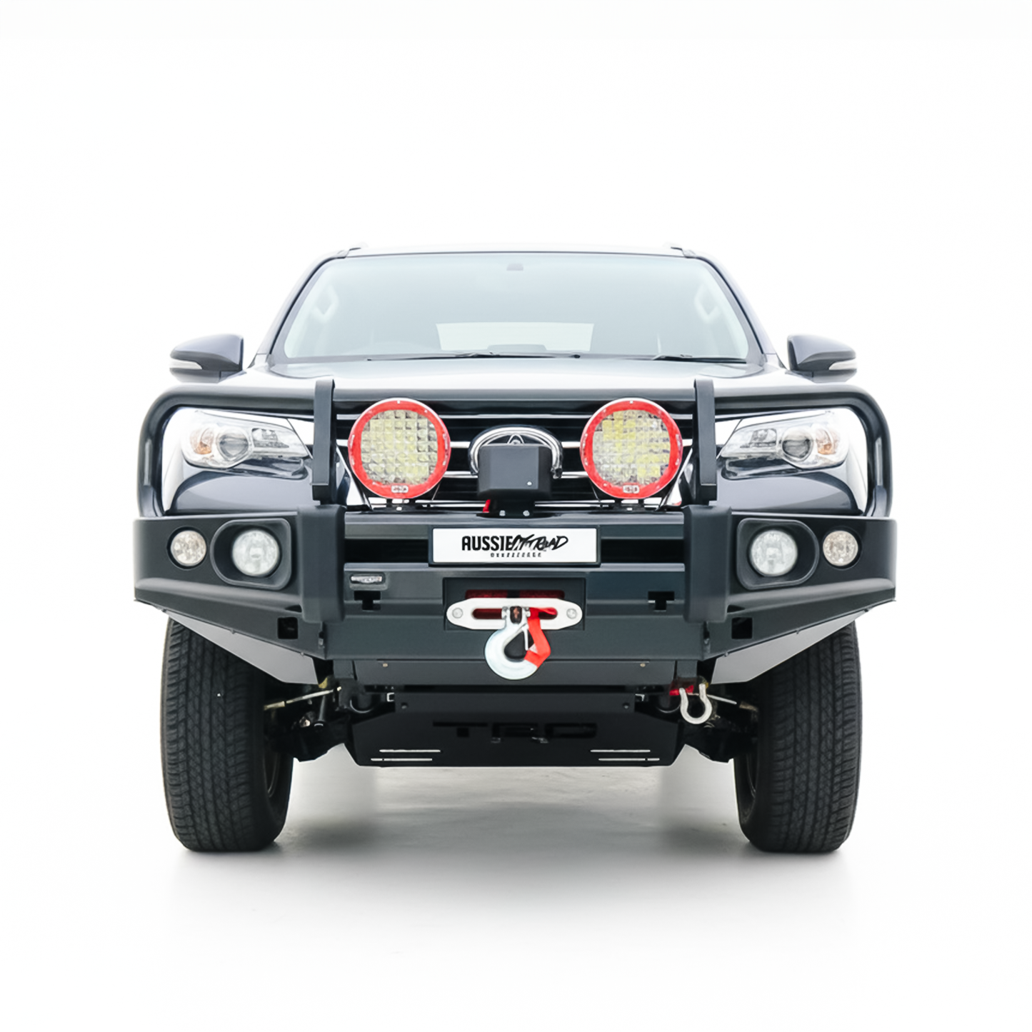Rockarmor Rock Pack — Toyota Fortuner 2015 -2019 | Elite Hoop Bullbar + Rock Sliders