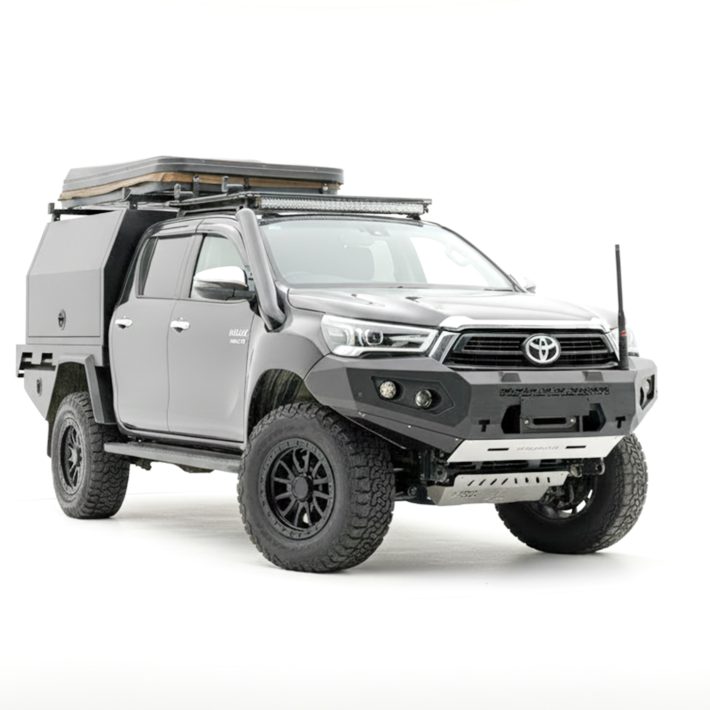 Rockarmor Gt Steel Hoopless Bullbar Combo Pack - Toyota Hilux 2020-2025