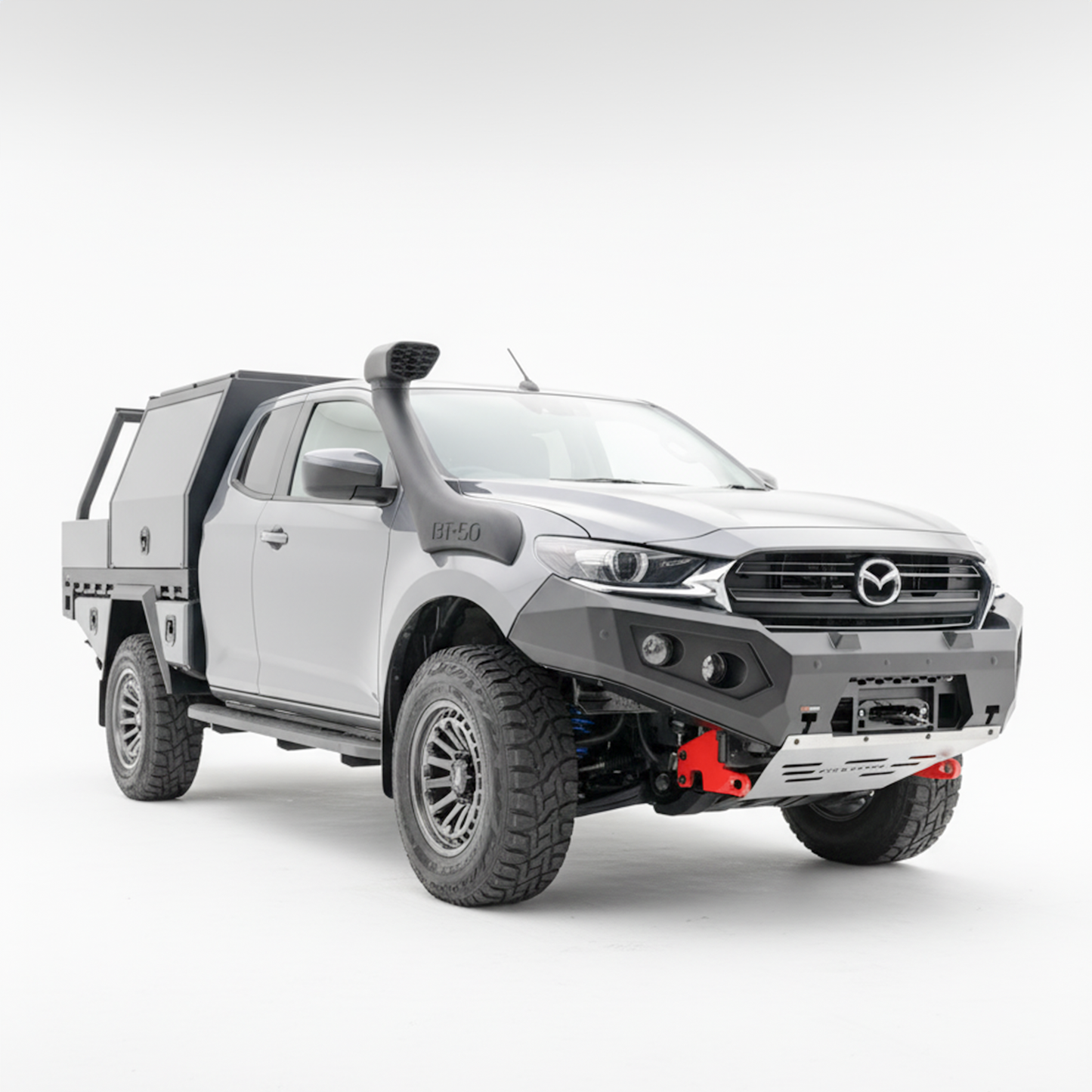 Rockarmor Gt Steel Hoopless Bullbar Combo Pack - Mazda Bt50 2020+