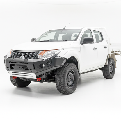 Rockarmor Gt Steel Hoopless Bullbar Combo Pack - Mitsubishi Mr Triton