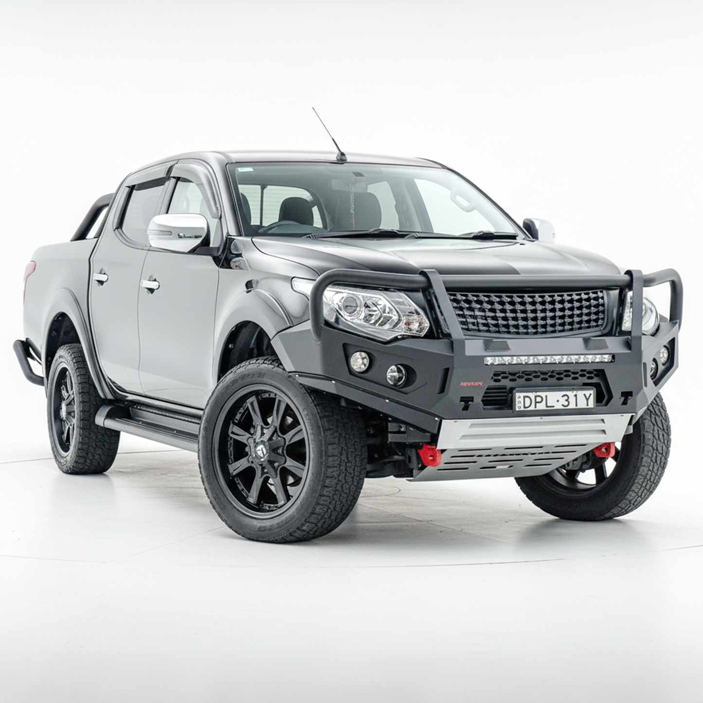Rockarmor Rock Pack — Mitsubishi Triton MQ 04/2015 - 10/2018 | GT Hoop Bullbar + Rock Sliders