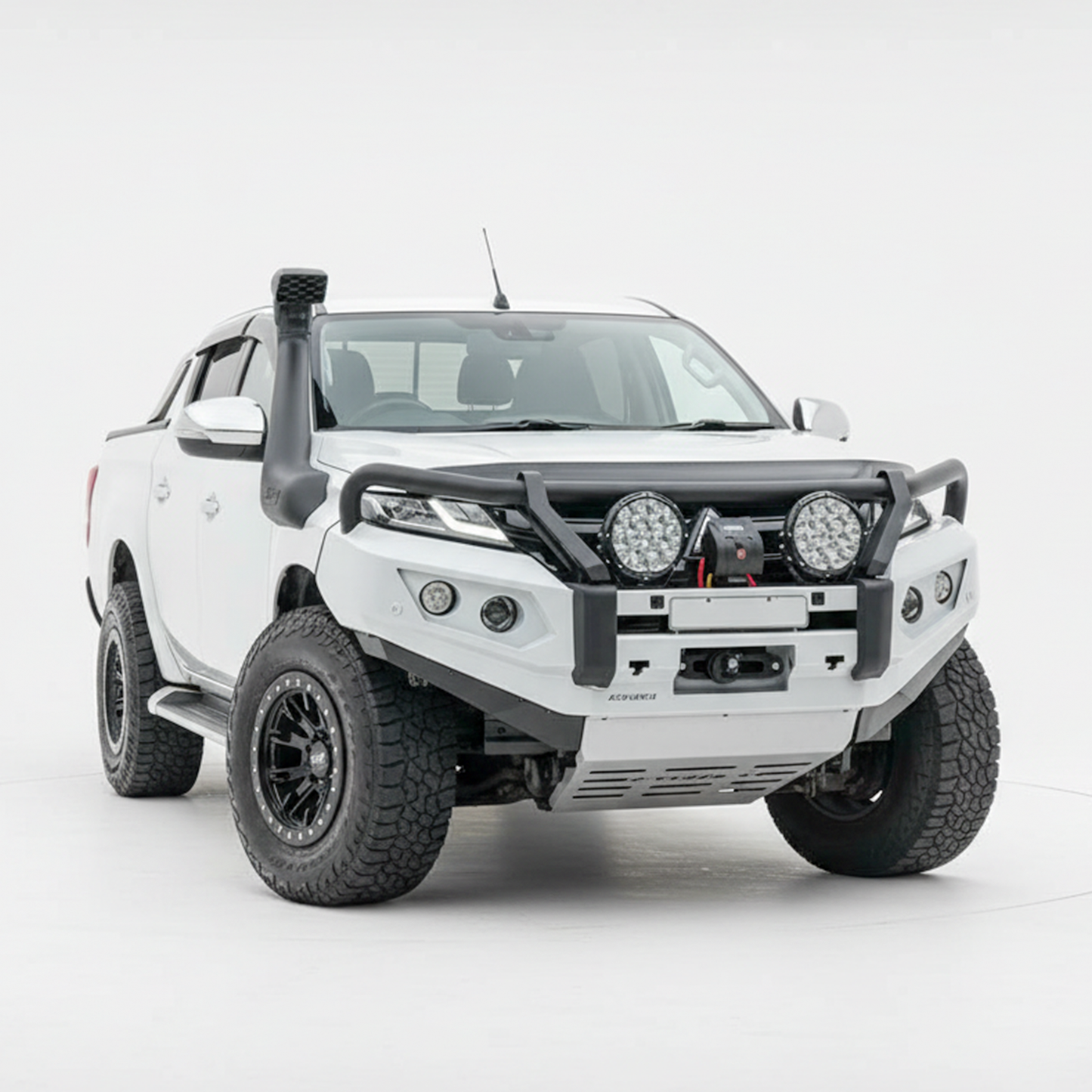 Rockarmor Gt Steel Hoop Bullbar Combo Pack - Mitsubishi Mr Triton