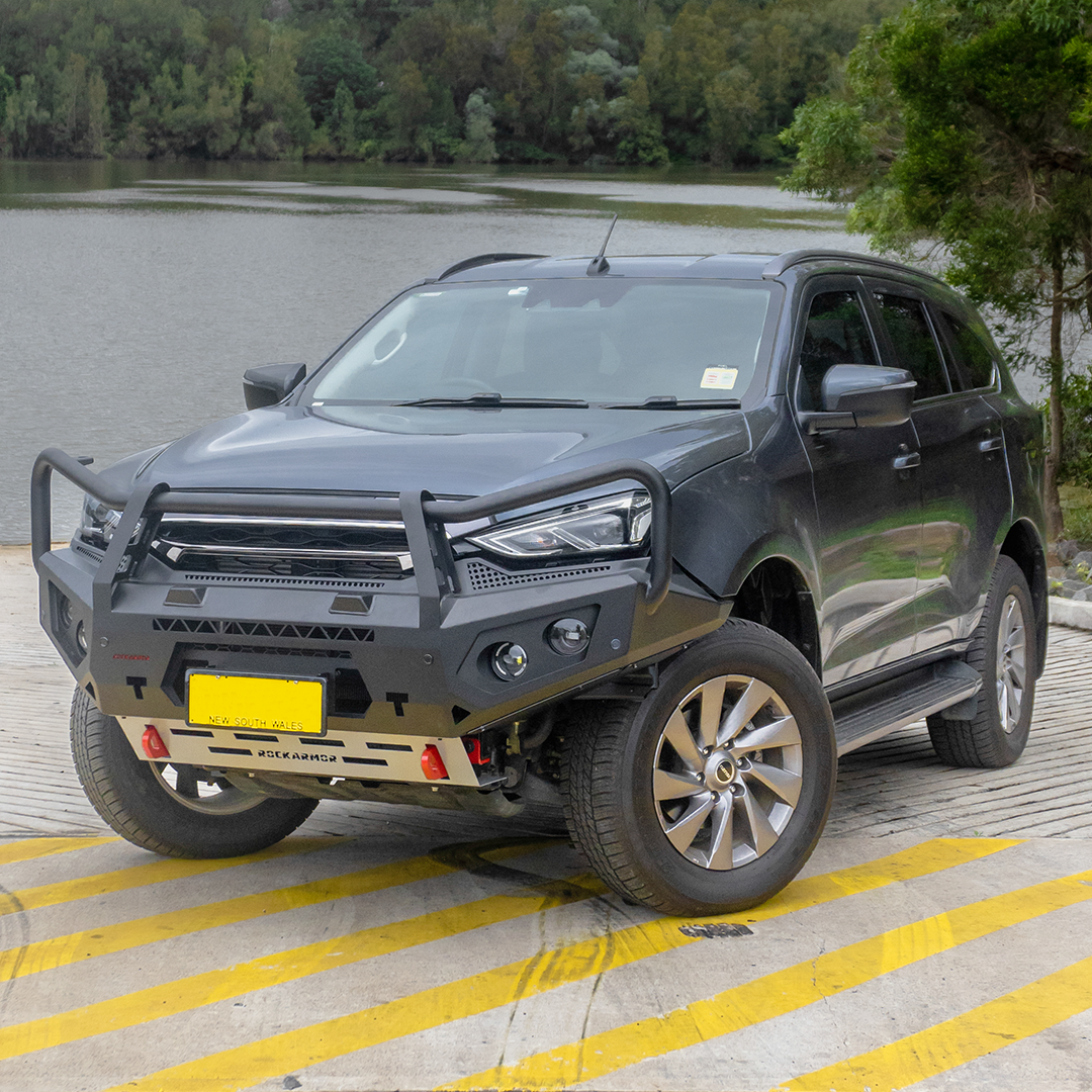 Rockarmor Rock Pack — Isuzu MUX 08/2020-2024 PFL | GT Hoop Bullbar + Rock Sliders