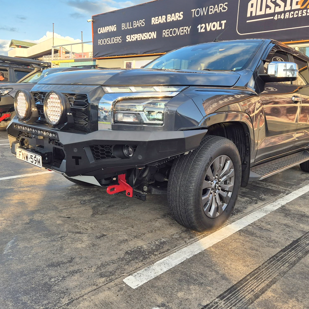 Rockarmor Rock Pack — Mitsubishi Mv Triton 2024+ | GT Hoopless Bullbar + Rock Sliders