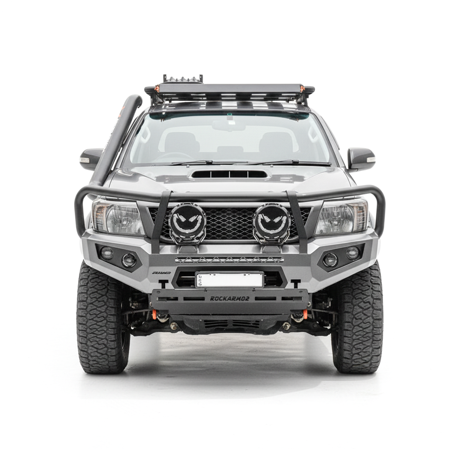 Rockarmor Gt Hoop Steel Bullbar - Toyota Hilux N70 12-15 (Full Bar Replacement)