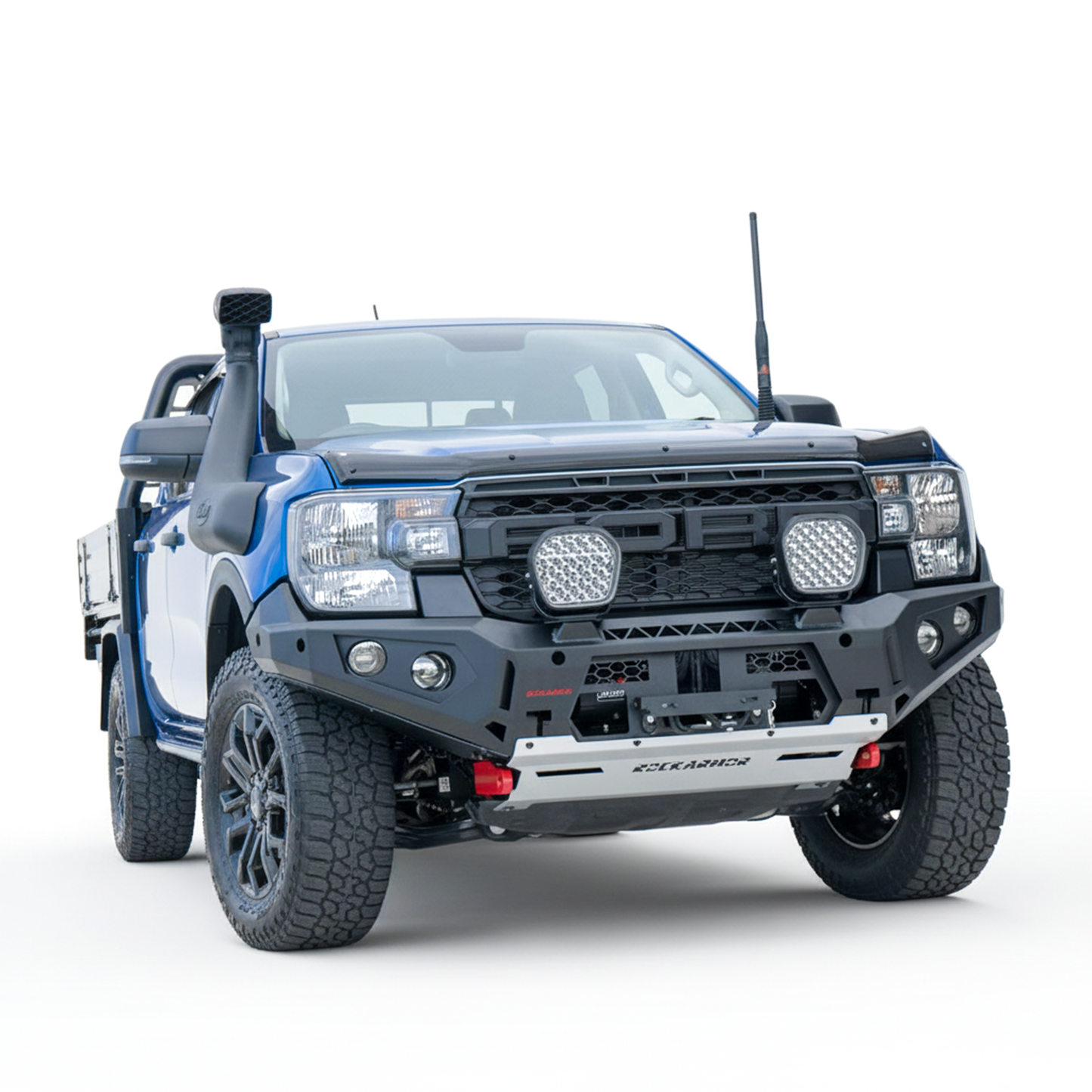 Rockarmor Gt Hoopless Steel Bullbar Combo Package - Next Gen Ford Ranger