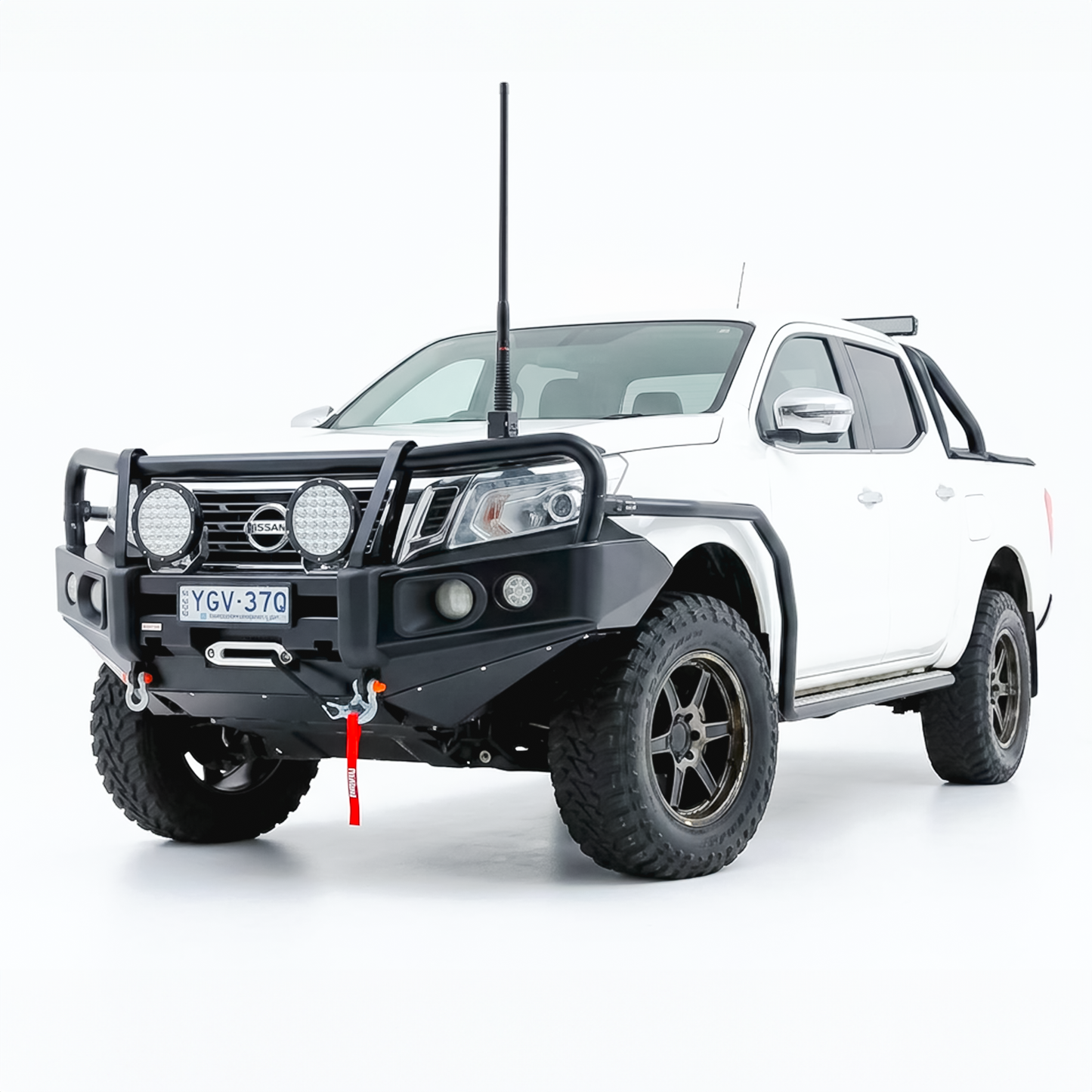 Rockarmor Rock Pack — Nissan Navara Np300 D23 2015-2020 | Elite Hoop Bullbar + Rock Sliders