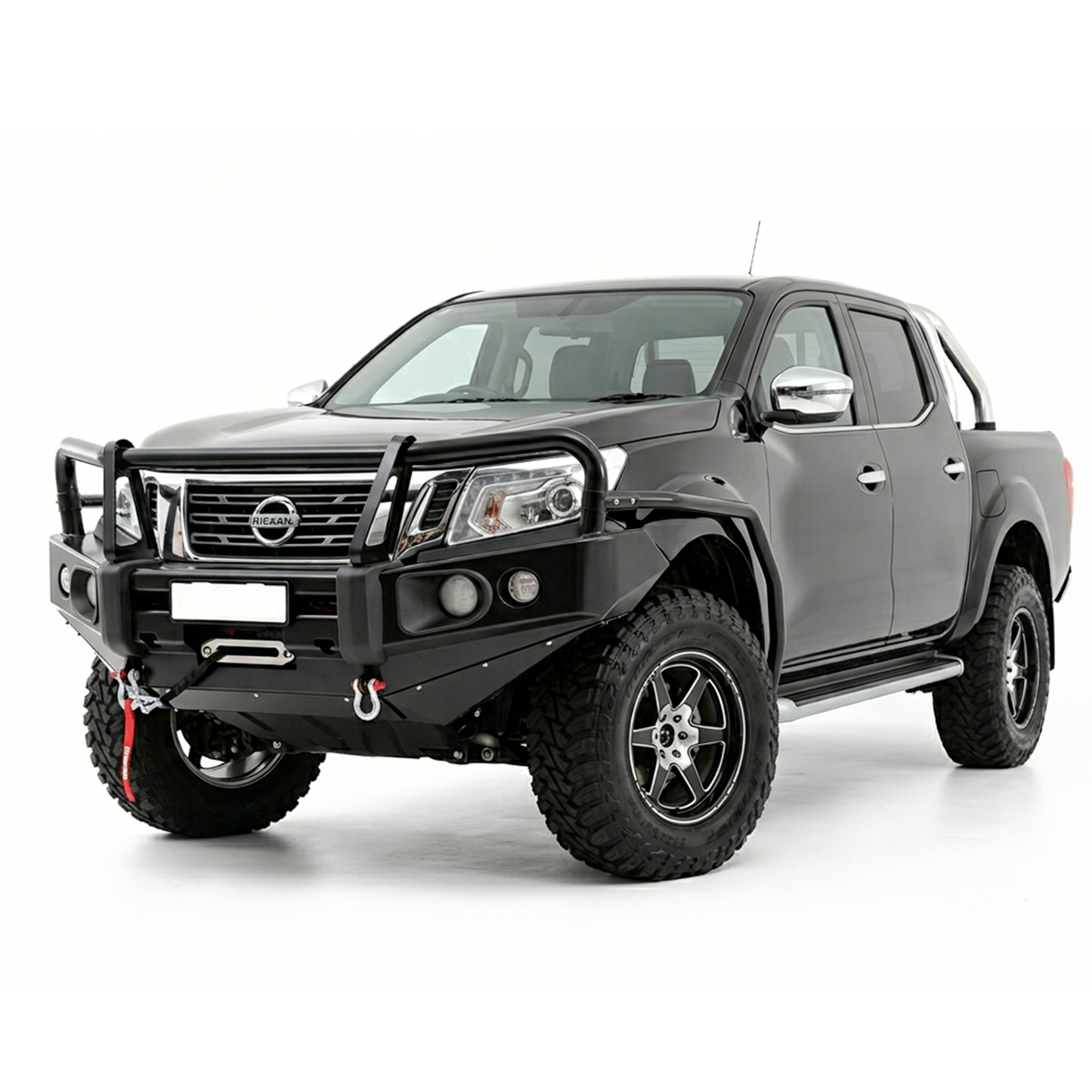 Rockarmor Rock Pack — Nissan Navara Np300 D23 2015-2020 | Elite Hoop Bullbar + Rock Sliders