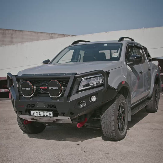Rockarmor Gt Hoop Steel Bullbar - Nissan Navara Np300 2015 - Current (Full Bar Replacement)