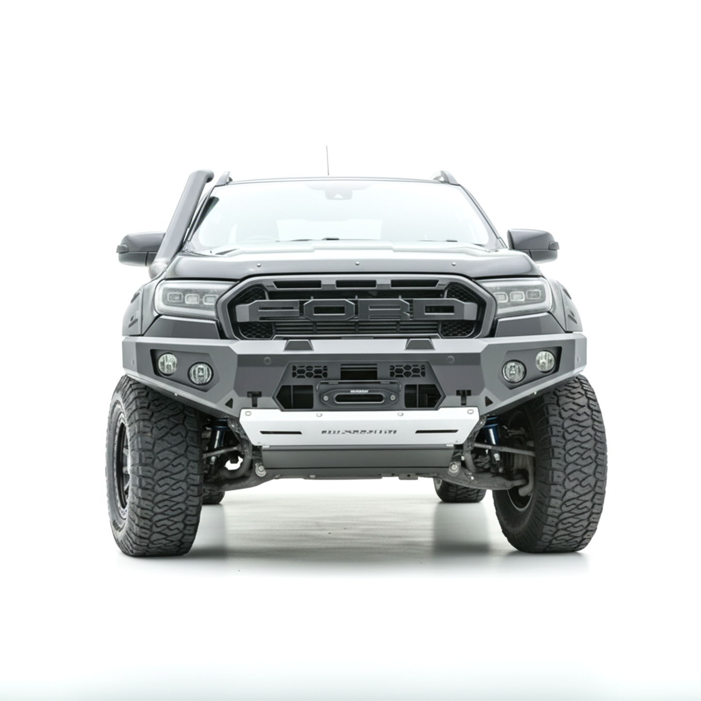Rockarmor Gt Steel Hoopless Bullbar Combo Pack - Ford Ranger PX2 & 3