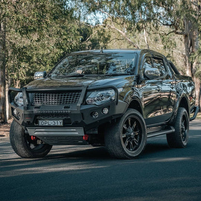 Rockarmor Rock Pack — Mitsubishi Triton MQ 04/2015 - 10/2018 | GT Hoop Bullbar + Rock Sliders
