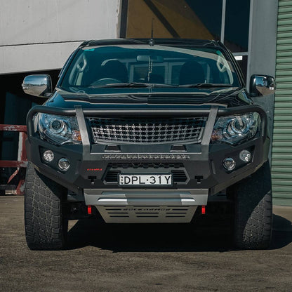 Rockarmor Rock Pack — Mitsubishi Triton MQ 04/2015 - 10/2018 | GT Hoop Bullbar + Rock Sliders