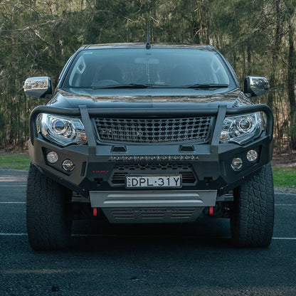 Rockarmor Rock Pack — Mitsubishi Triton MQ 04/2015 - 10/2018 | GT Hoop Bullbar + Rock Sliders
