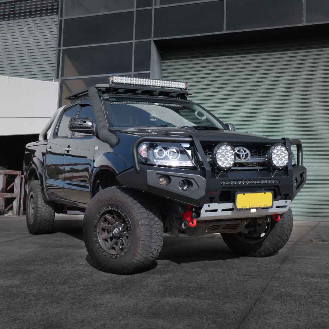 Rockarmor Gt Steel Hoop Bullbar Combo Pack - Toyota Hilux N70 2005-2011