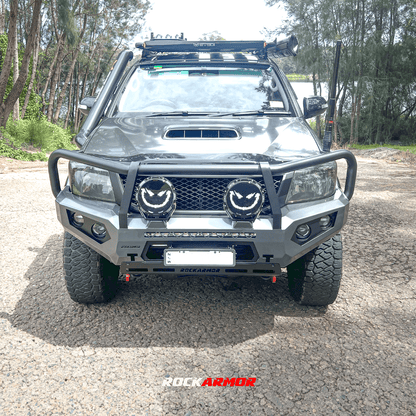 Rockarmor Rock Pack — Toyota Hilux N70 12-15 | GT Hoop Bullbar + Rock Sliders