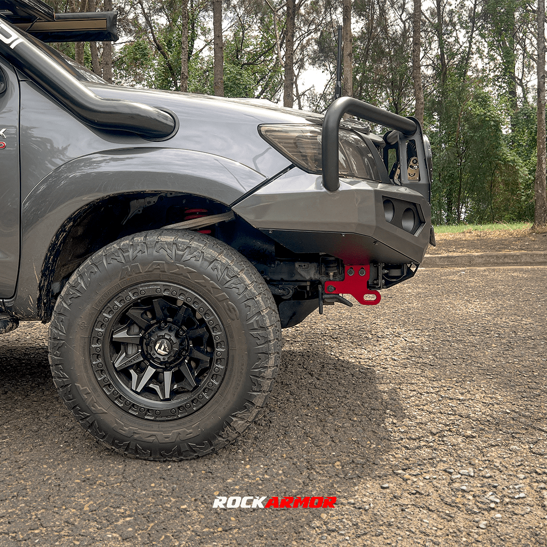 Rockarmor Rock Pack — Toyota Hilux N70 12-15 | GT Hoop Bullbar + Rock Sliders
