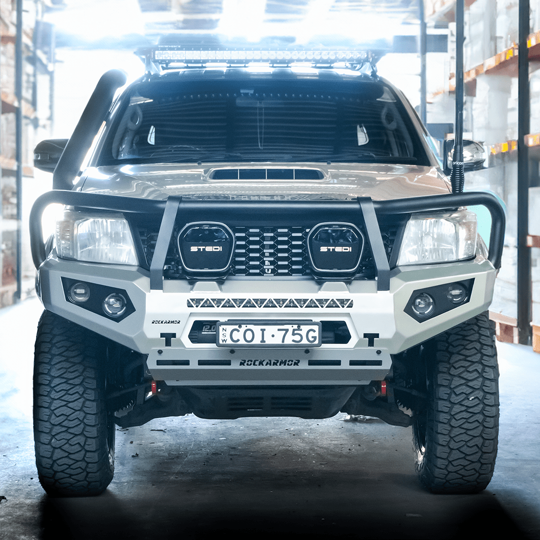Rockarmor Gt Hoop Bullbar Combo Pack - Toyota Hilux N70 2012-2015