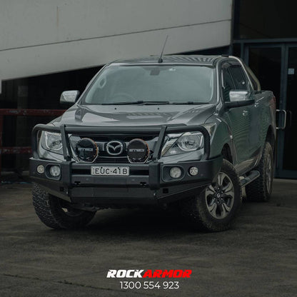 Rockarmor Elite Hoop Steel Bullbar - Mazda Bt-50 2011-2020 (Bumper Cut)