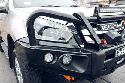 Rockarmor Elite Hoop Steel Bullbar - Isuzu Dmax 01/2017-07/2020 (Bar Replacement Eyebrows)