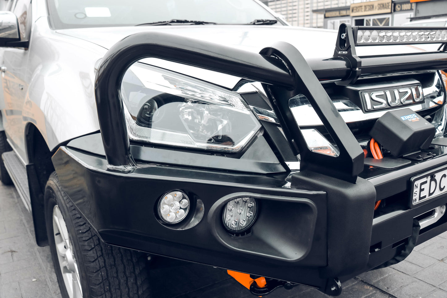 Rockarmor Rock Pack — Isuzu Dmax 01/2017-07/2020 | Elite Hoop Bullbar + Rock Sliders