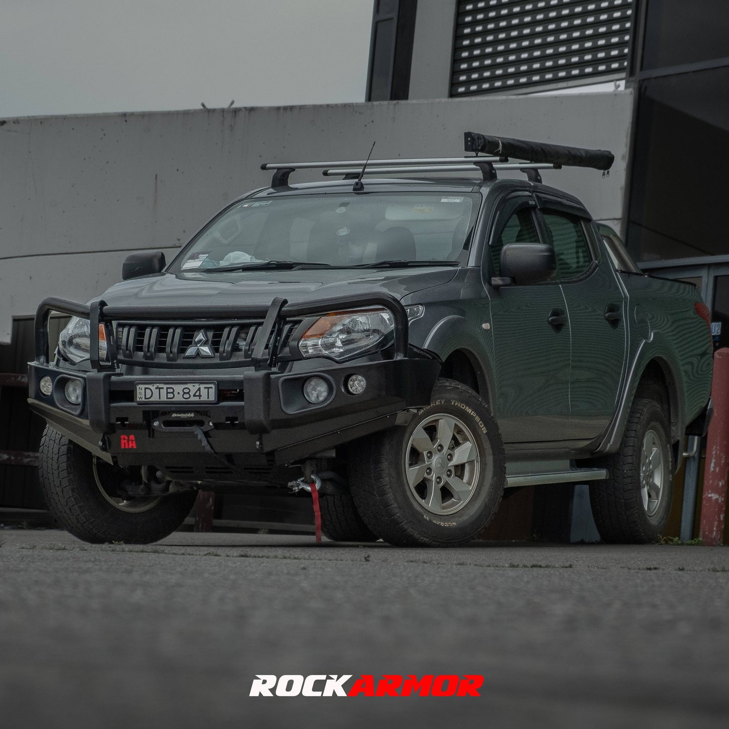 Rockarmor Rock Pack — Mitsubishi Triton MQ | Elite Bullbar + Rock Sliders