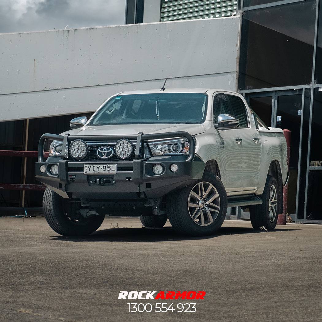 Rockarmor Elite Hoop Steel Bullbar - Toyota Hilux N80 2015-2020 (Full Bar Replacement)