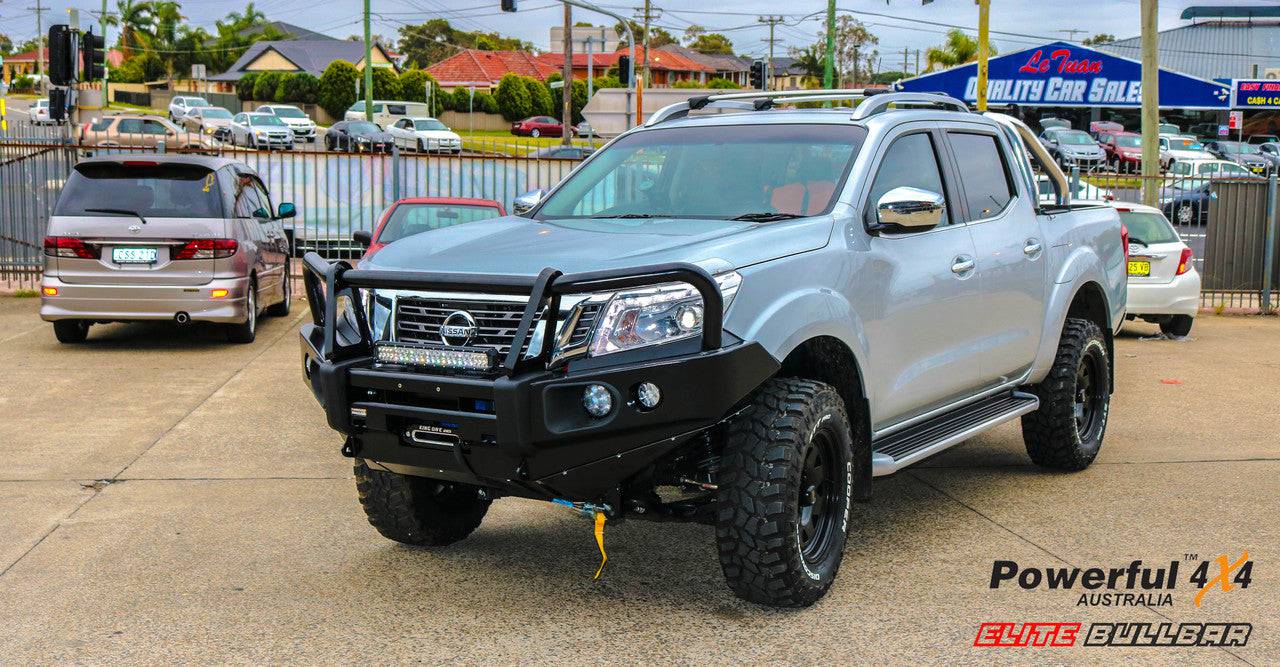 Rockarmor Rock Pack — Nissan Navara Np300 D23 2015-2020 | Elite Hoop Bullbar + Rock Sliders