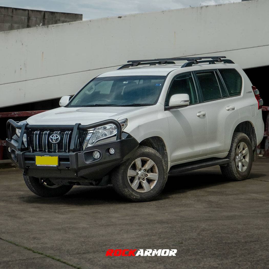 Rockarmor Elite Hoop Steel Bullbar - Toyota Prado 150 Tear Drop 2013-18