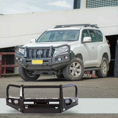 Rockarmor Elite Hoop Steel Bullbar - Toyota Prado 150 Tear Drop 2013-18