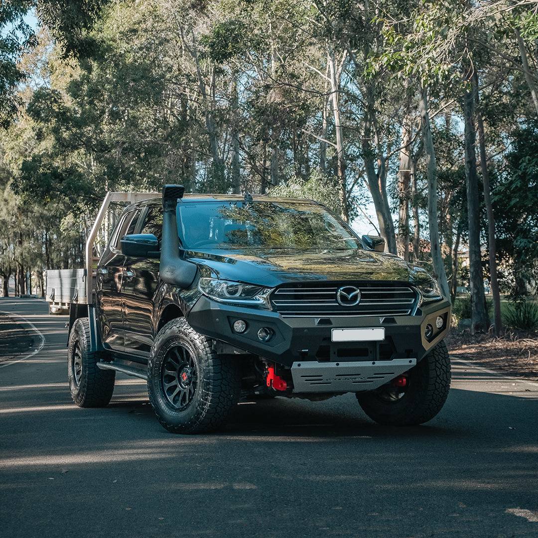 Rockarmor Gt Steel Hoopless Bullbar Combo Pack - Mazda Bt50 2020+