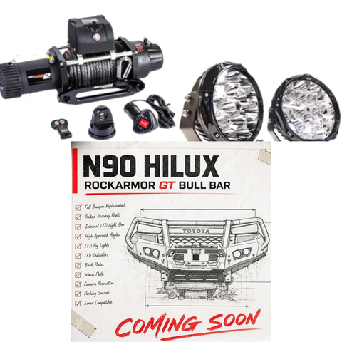 Bullbar + Winch Combos for the Toyota Hilux N90 26